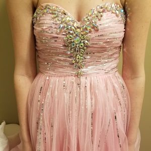 Pink prom dress
